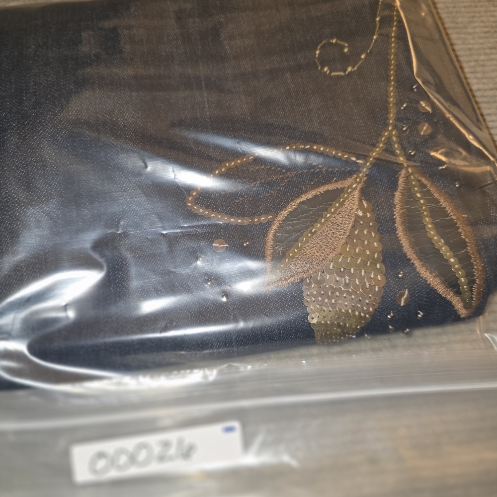 Coldwater Creek Blue Boot Cut Jeans with Gold Embroidery & Sequins - Picture 16 of 16